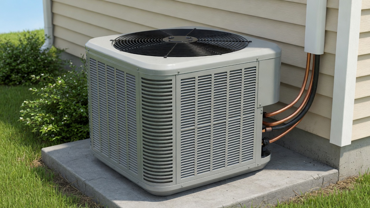 Residential outdoor air conditioning unit